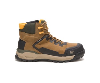 Caterpillar Work Boots South Africa Propulsion Waterproof Composite Toe Gold - Cat Boots For Men - YE0324816
